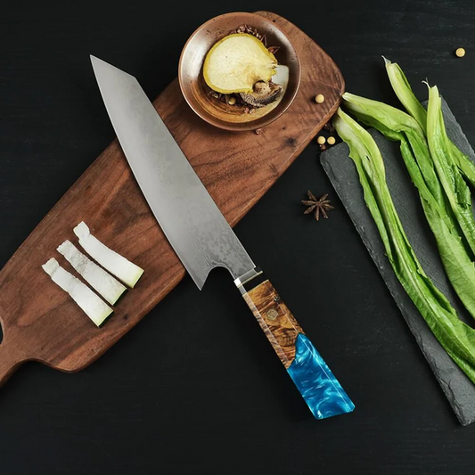 KIRITSUKE - DAMASCUS CHEF TOOL KASUMIâą