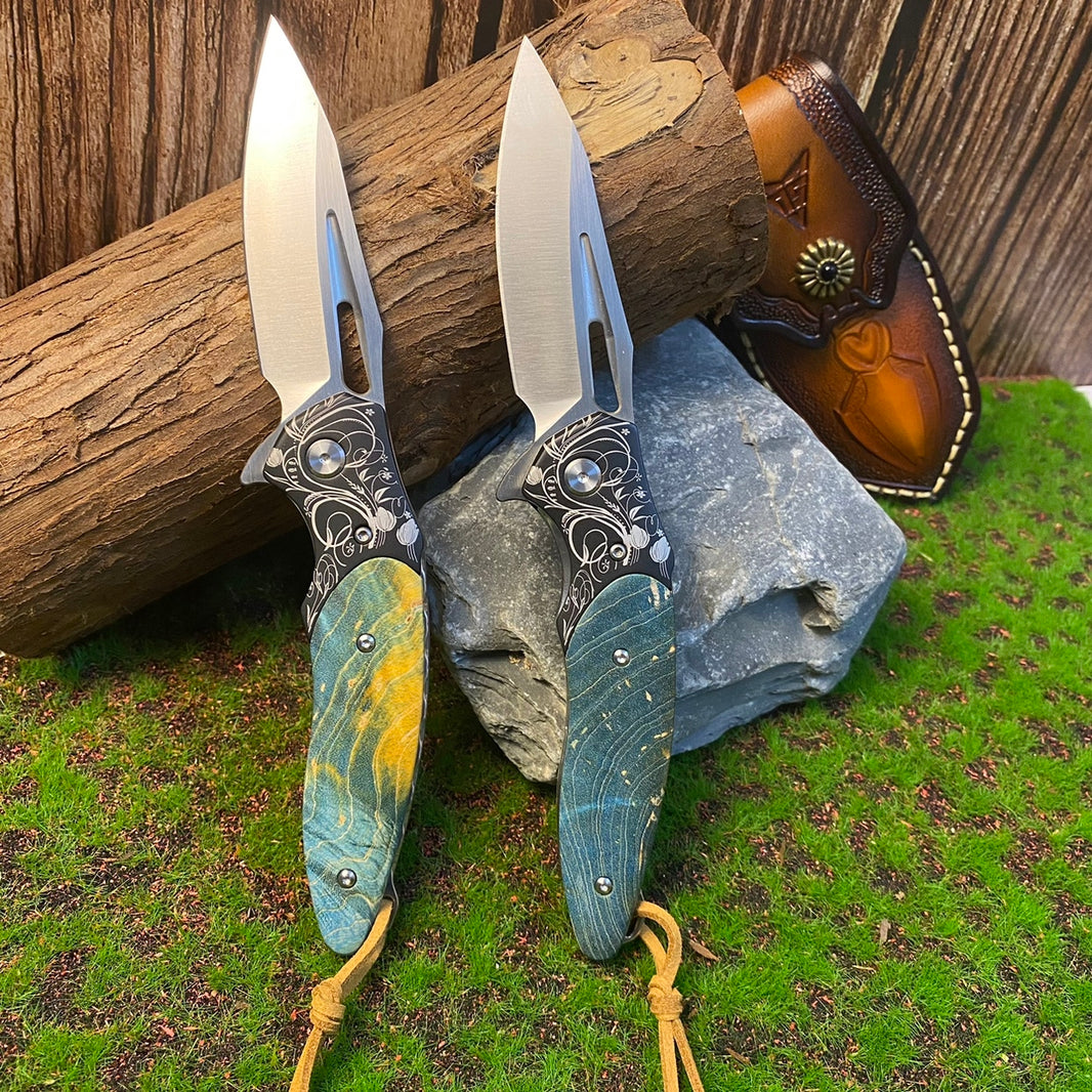 EDC Knife D2 Y2K KASUMI KNIVES