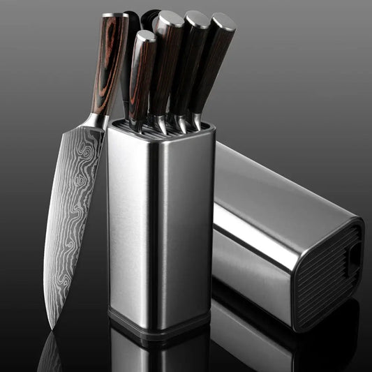 UNIVERSAL KNIVES HOLDER STAINLES STEEL BLOCK KASUMI™