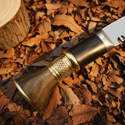 Handle Close-up Autumn Leaves