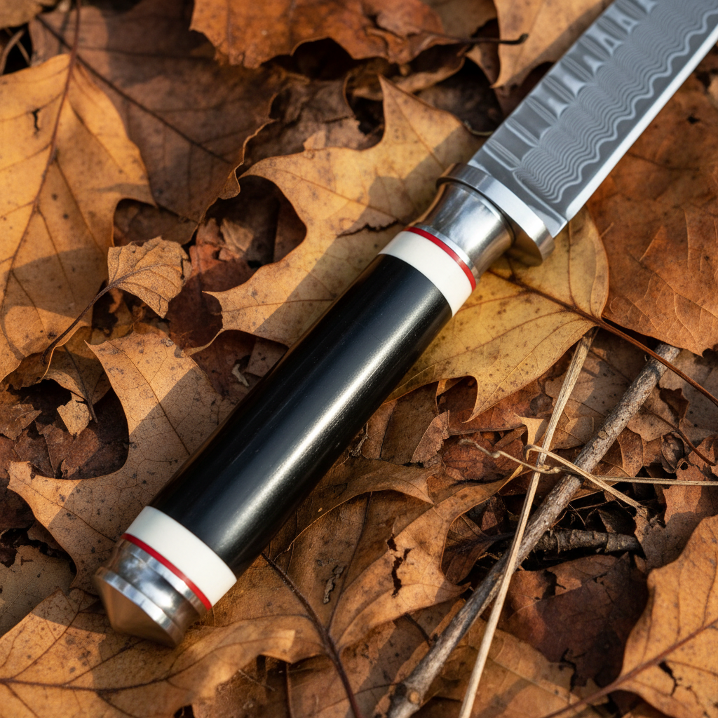 Handle on Autumn Leaves - Natural