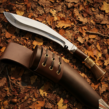 Knife Autumn Leaves Background 1